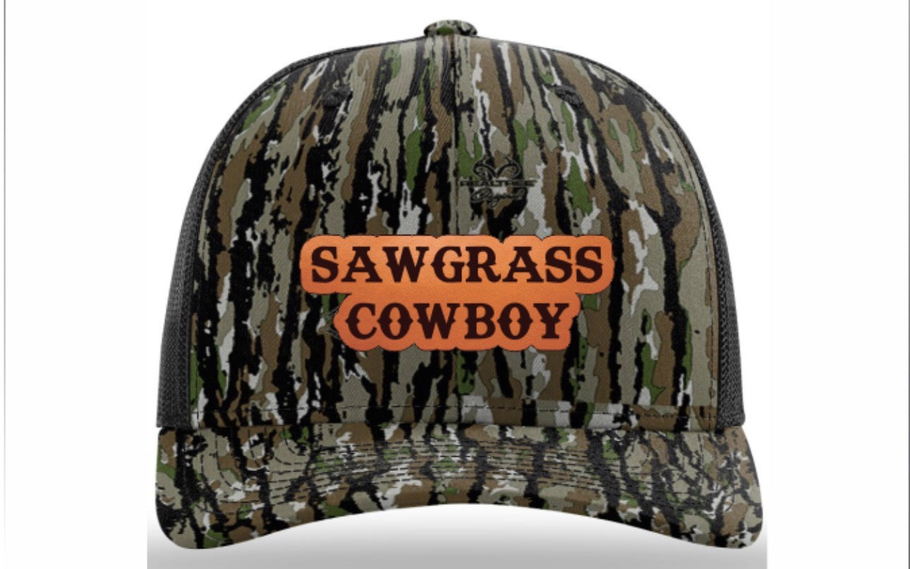 Sawgrass Cowboy Leather Patch