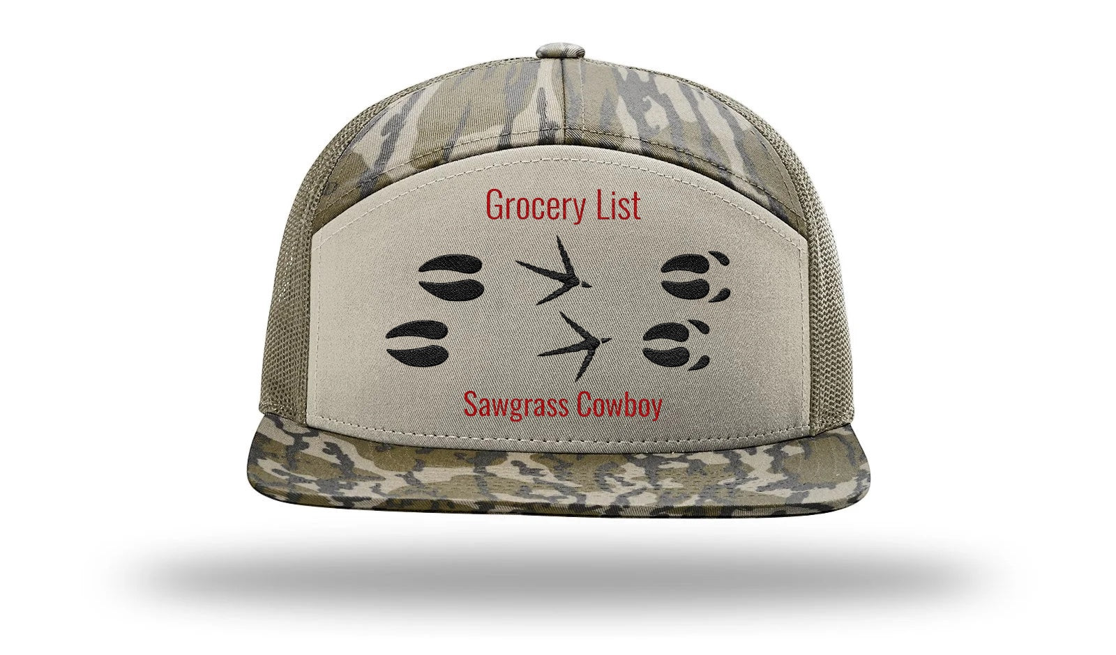 "Grocery List" Camo Hat